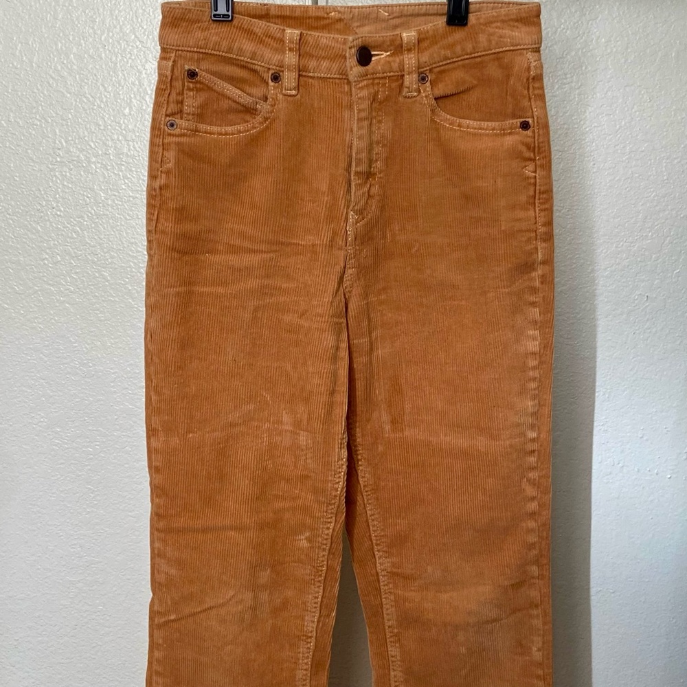 Volcom Women’s Bohemian Orange Corduroy Pants